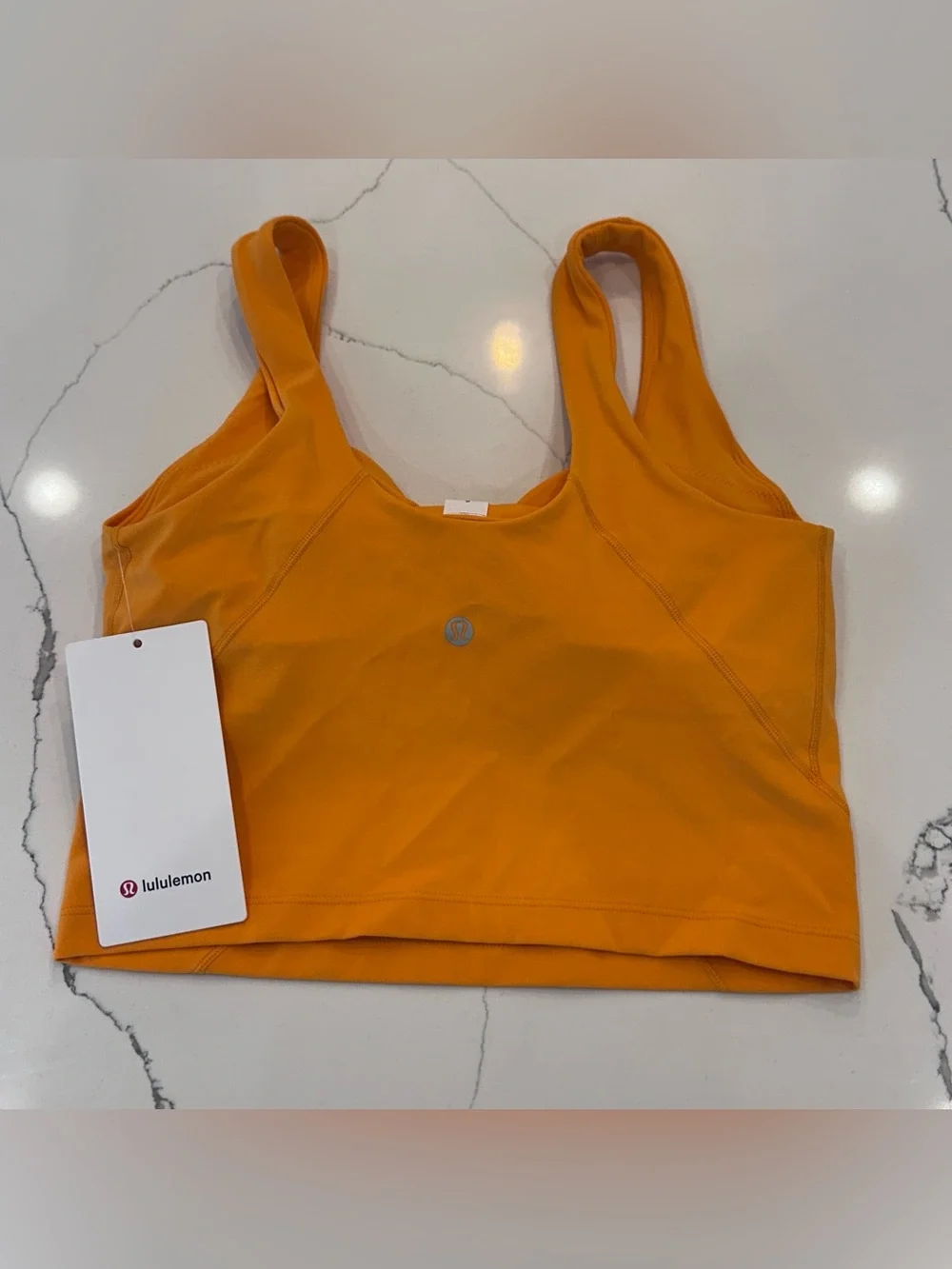 Lululemon Align Tank Top Light Support, A/B Cup, Sizzling Citrus Size 6 NWT
